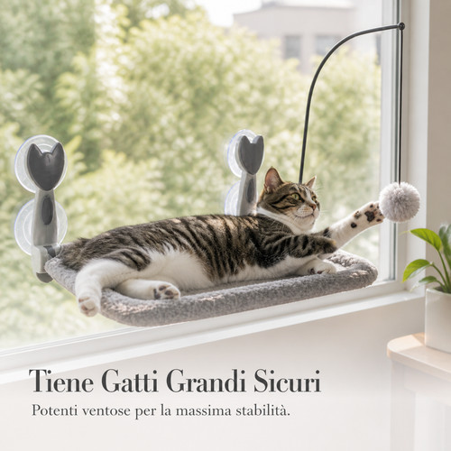 Amaca per gatti - per, finestra